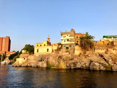Aswan from the Nile River, Aswan, AG, EGY 