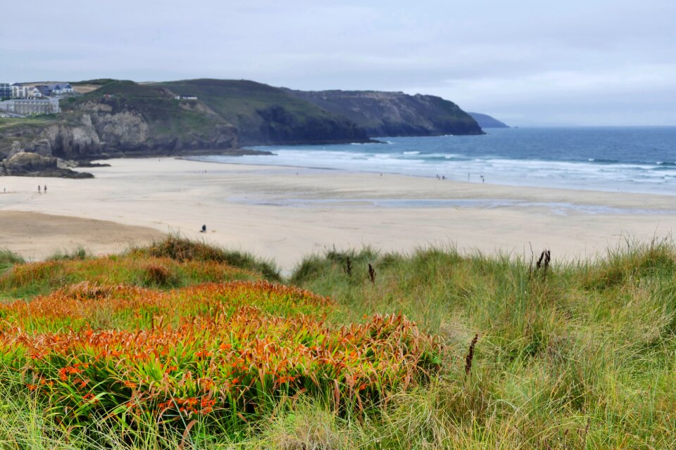 Cornwall coast beach