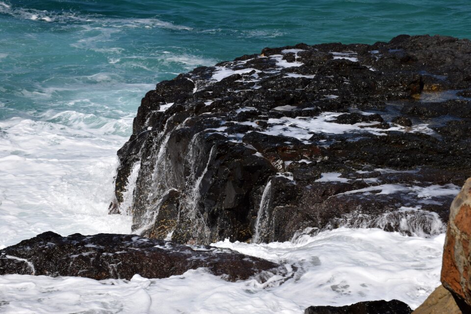Rocks ocean island