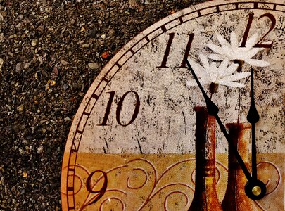 Clock dial pointer