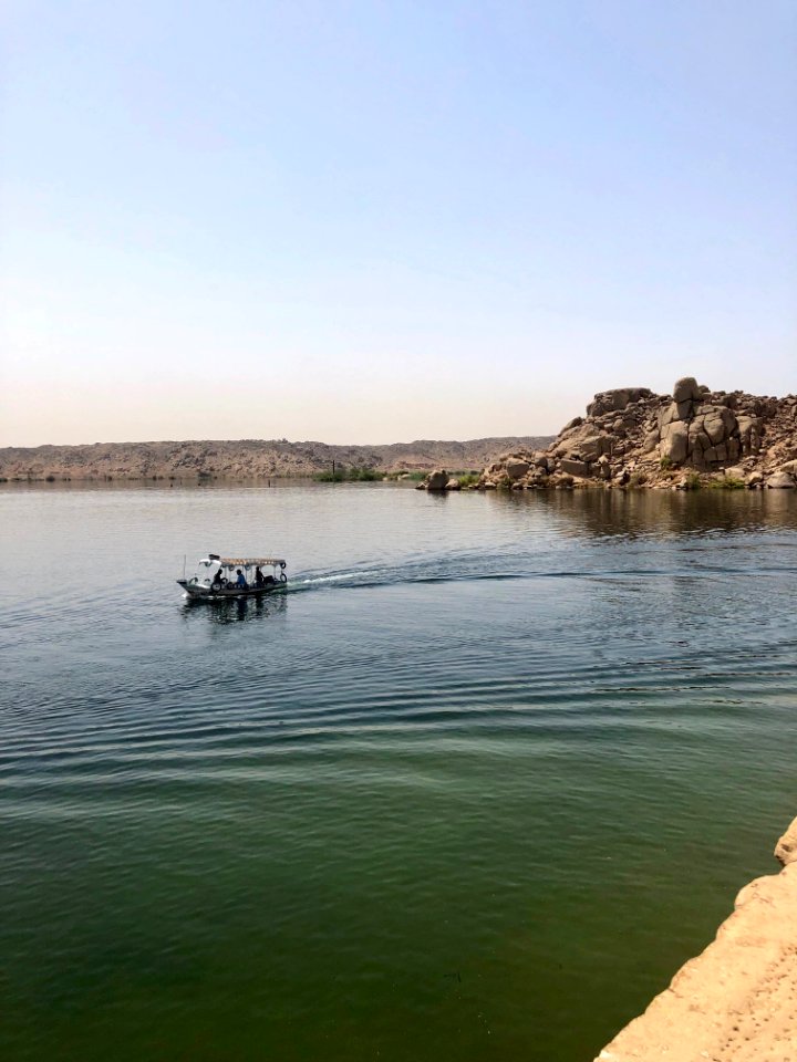 Aswan Low Dam Lake from Philae Temple Complex, Agilkia Isl… 