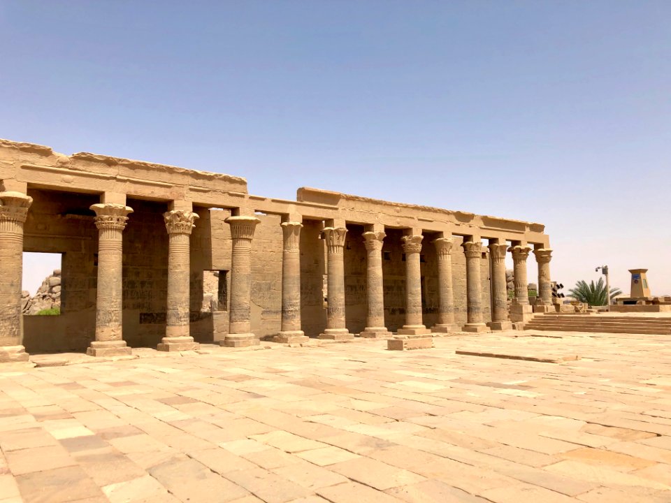 West Colonnade, Philae Temple Complex, Agilkia Island, Asw… 