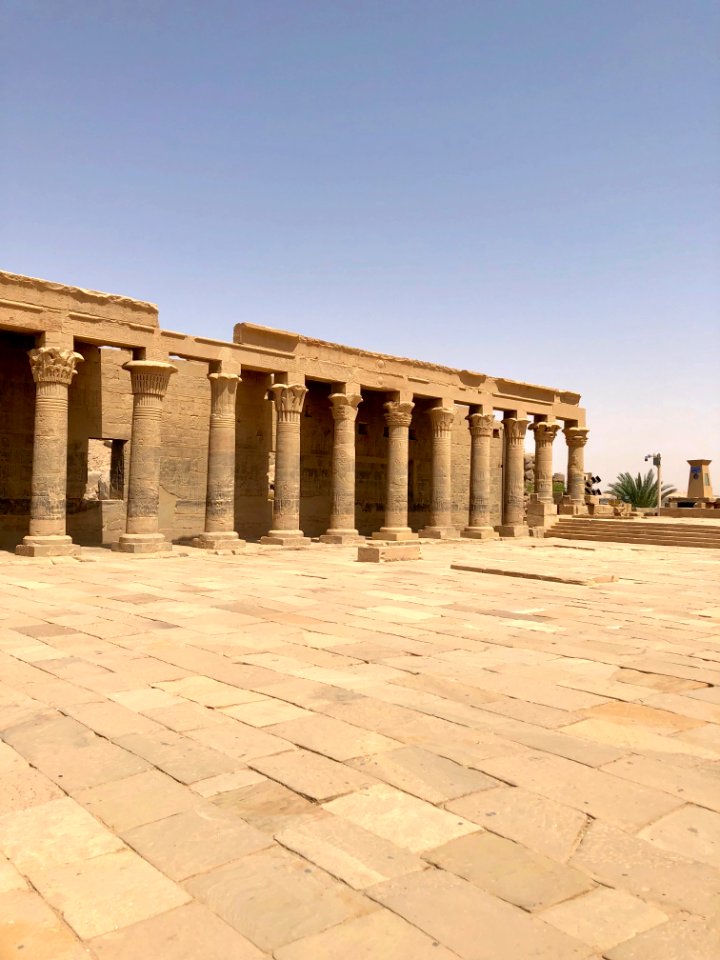 West Colonnade, Philae Temple Complex, Agilkia Island, Asw… 
