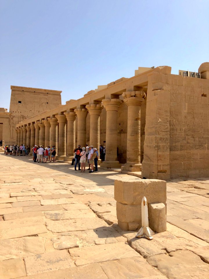 East Colonnade, Philae Temple Complex, Agilkia Island, Asw… photo