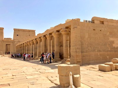 East Colonnade, Philae Temple Complex, Agilkia Island, Asw… photo