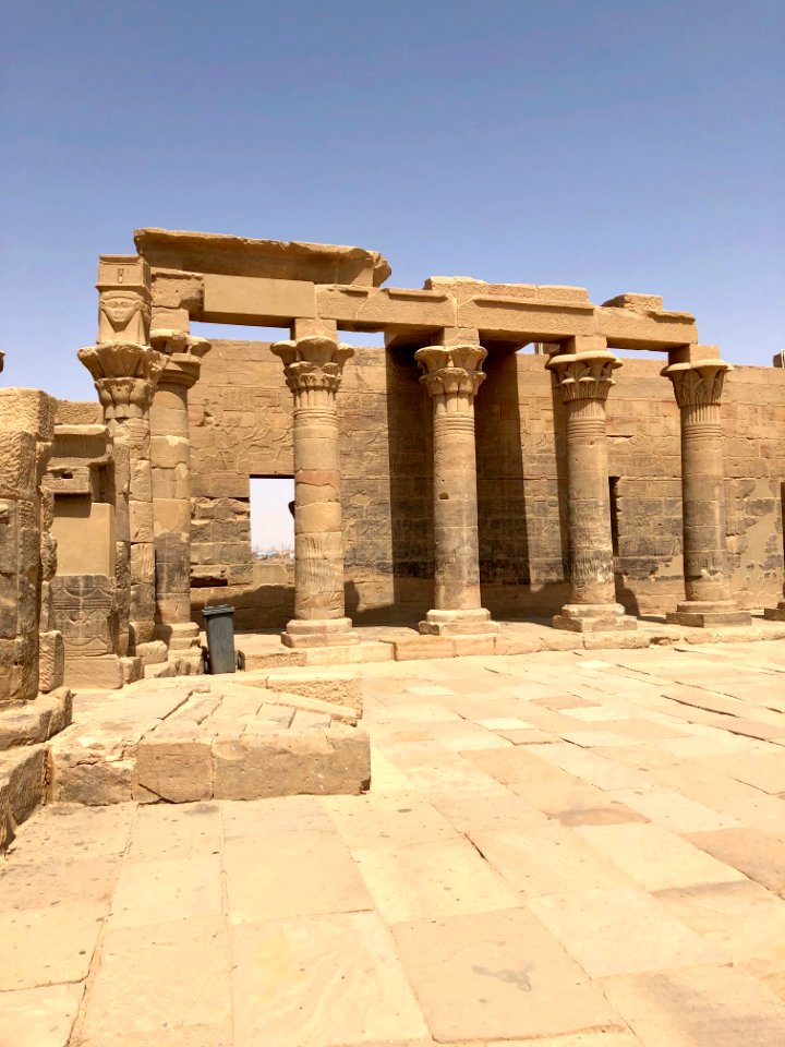 West Colonnade, Philae Temple Complex, Agilkia Island, Asw… 