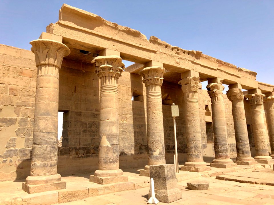 West Colonnade, Philae Temple Complex, Agilkia Island, Asw… 