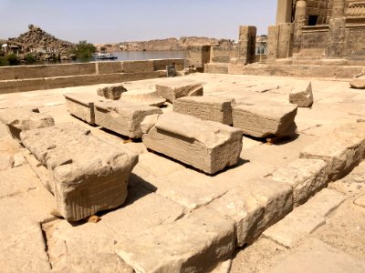 Ruins, Philae Temple Complex, Agilkia Island, Aswan, AG, E… 