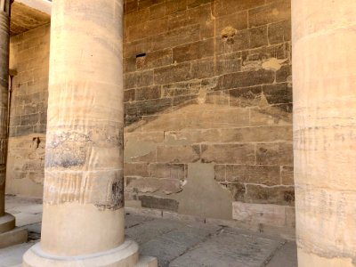 Water Damage, West Colonnade, Philae Temple Complex, Agilk… 
