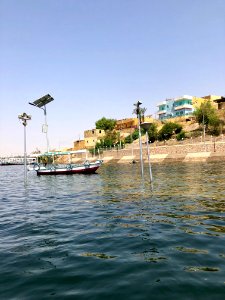 Docks, Aswan Low Dam Lake, Aswan, AG, EGY photo