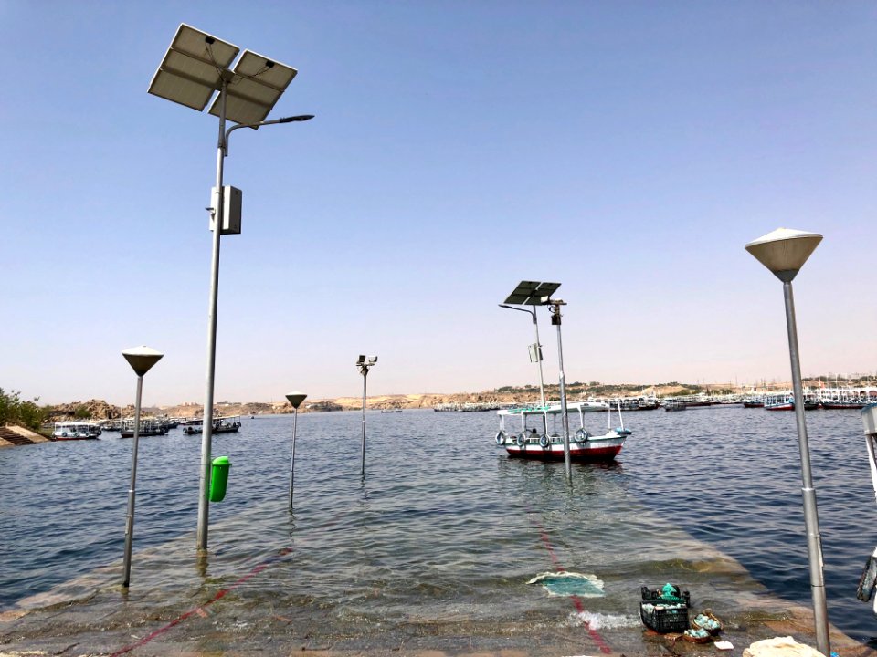 Docks, Aswan Low Dam Lake, Aswan, AG, EGY 