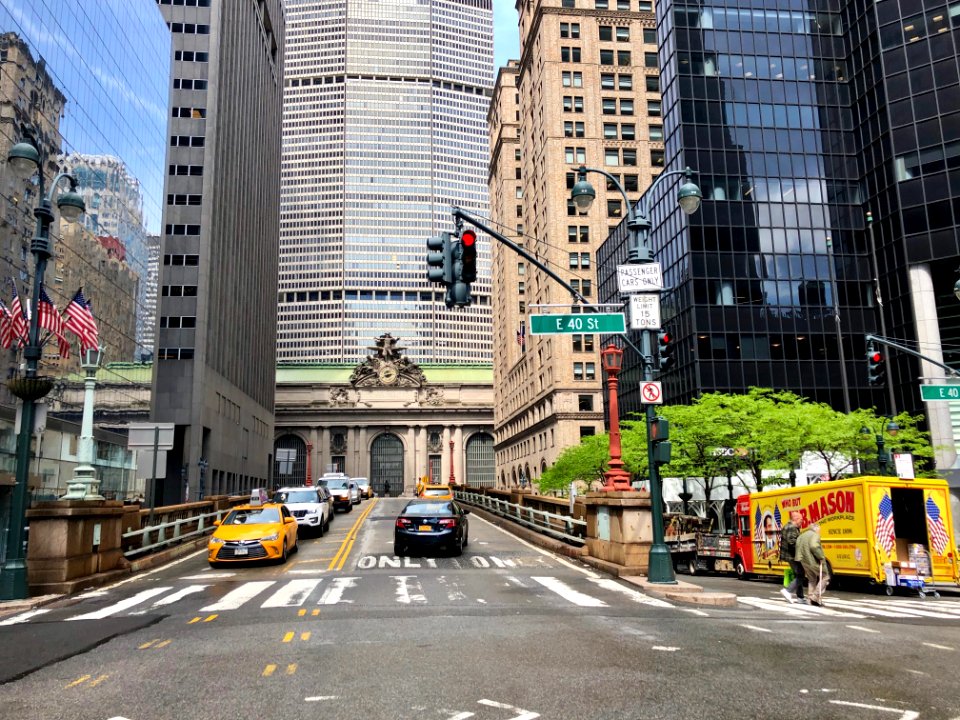 Park Avenue towards Grand Central Terminal, New York City,… 