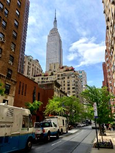 Empire State Building from 35th Street, New York City, NY 