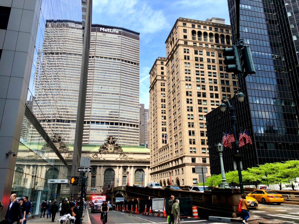 Park Avenue towards Grand Central Terminal, New York City,… 