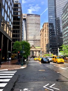 Park Avenue towards Grand Central Terminal, New York City,… 