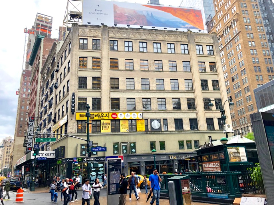 32nd Street at Greeley Square, New York City, NY 