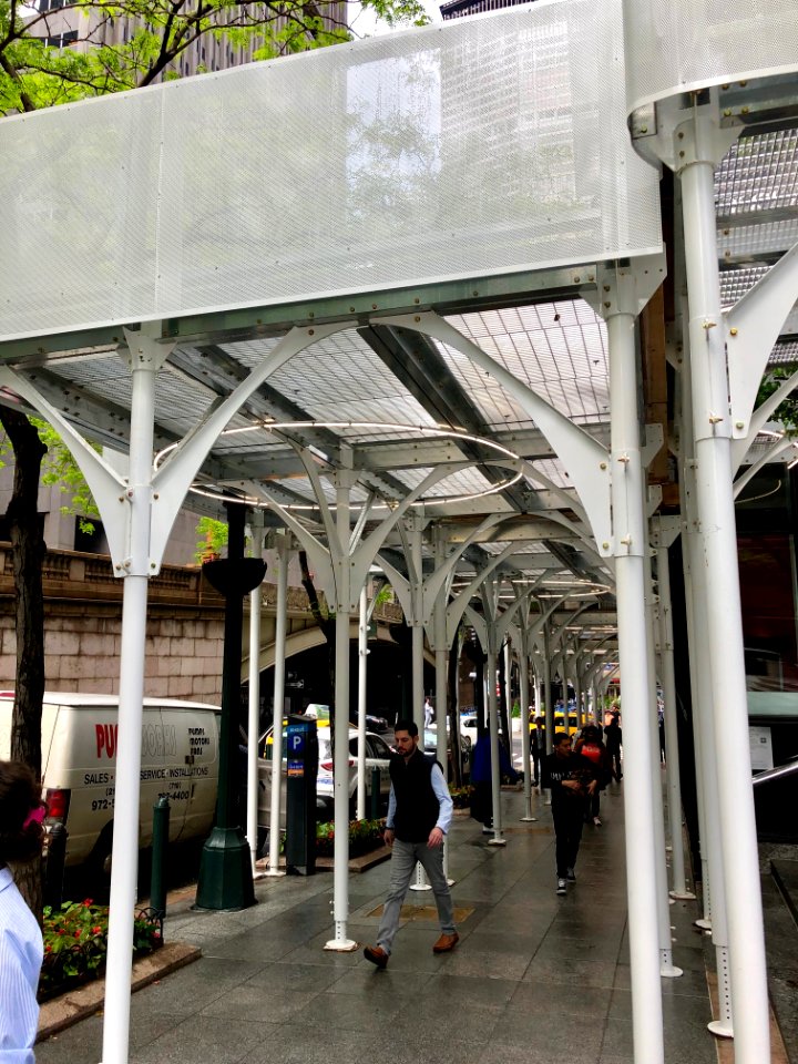 Pedestrian Canopy, Park Avenue, New York City, NY 