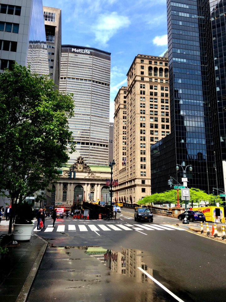 Park Avenue towards Grand Central Terminal, New York City,… 