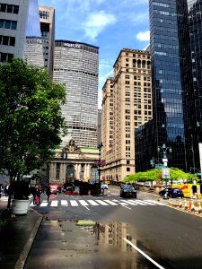 Park Avenue towards Grand Central Terminal, New York City,… photo