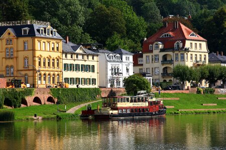 River neckar heidelberg photo