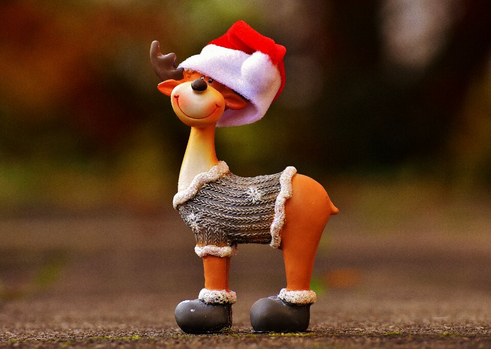 Reindeer winter decoration