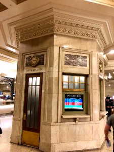 Old Information Booth, Grand Central Terminal, New York Ci… 