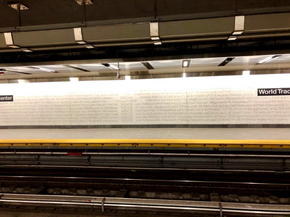 World Trade Center Transportation Hub Subway Platform, New… 