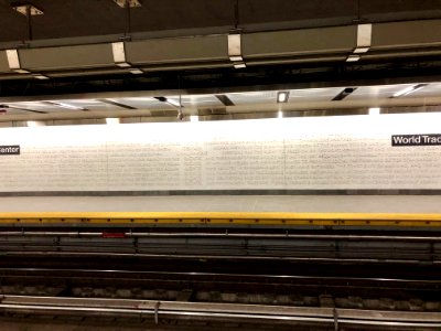 World Trade Center Transportation Hub Subway Platform, New… 