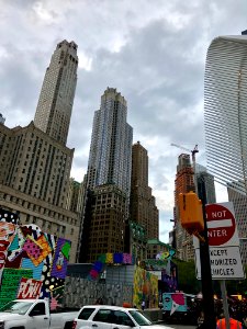 Skyscrapers from World Trade Center, New York City, NY photo