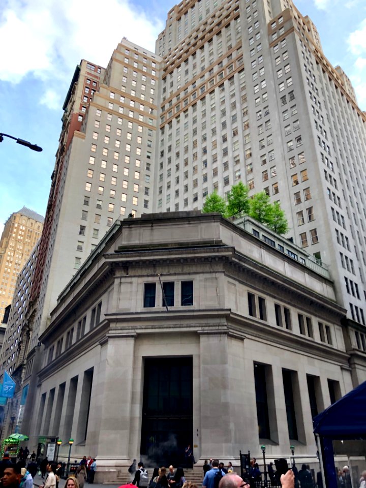 Wall Street and Nassau Street, New York City, NY 