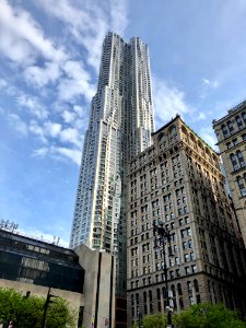 New York by Gehry from City Hall Park, New York City, NY 