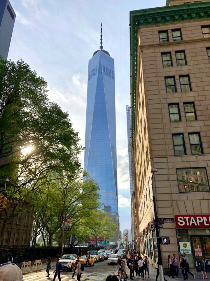 1 World Trade Center from Park Row, New York City, NY 