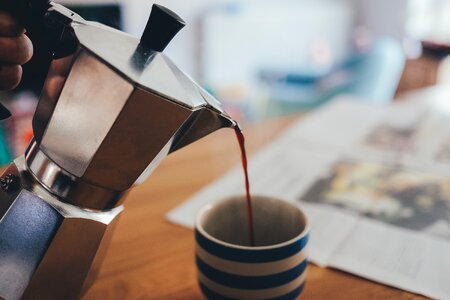Cup bialetti espresso photo