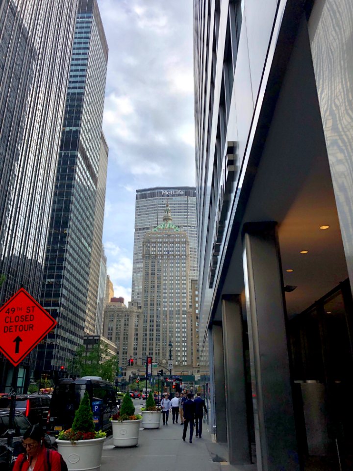 Park Avenue towards Grand Central Terminal, New York City,… 
