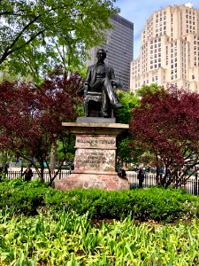 Statue, Madison Square, New York City, NY photo