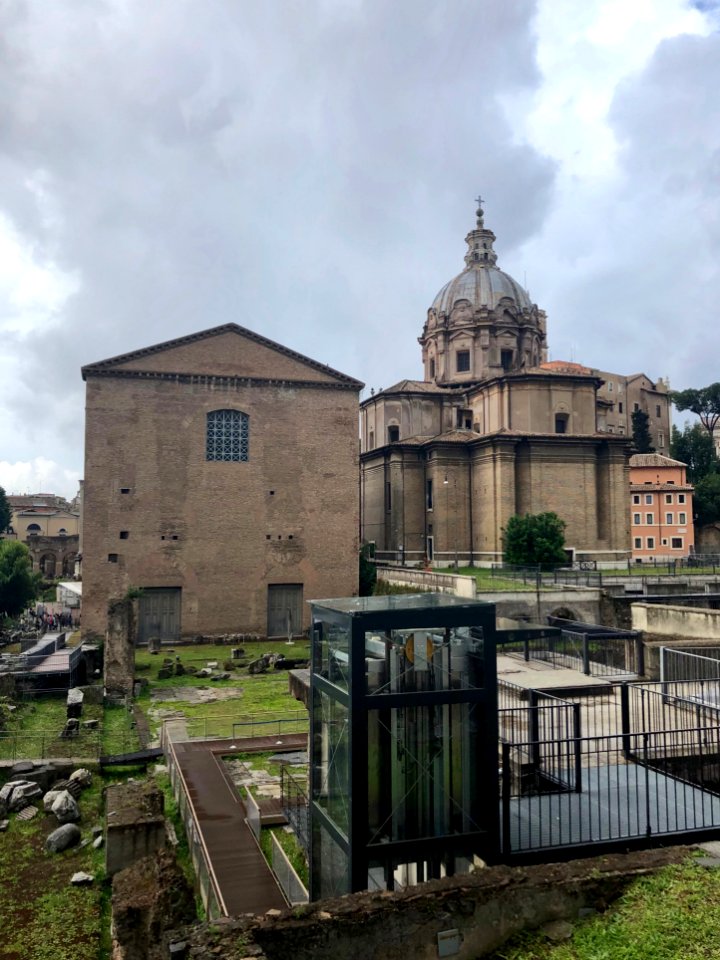 Curia Julia and Chiesa dei Santi Luca e Martina, Roma, LZ,… 
