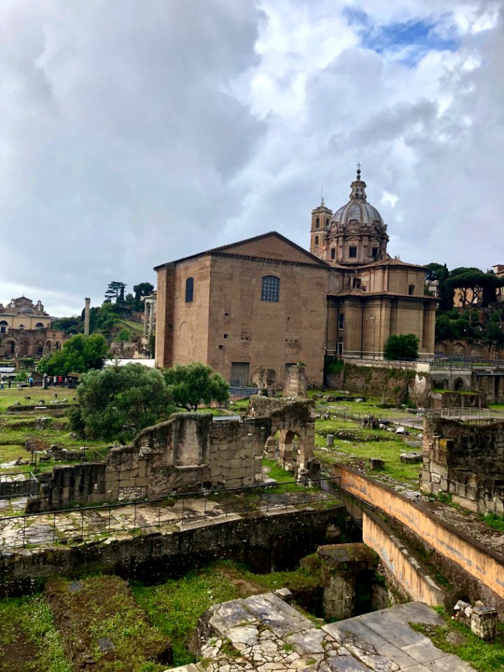 Curia Julia and Chiesa dei Santi Luca e Martina, Roma, LZ,… 