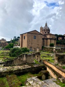 Curia Julia and Chiesa dei Santi Luca e Martina, Roma, LZ,… 