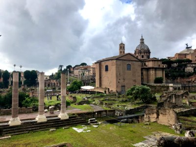 Curia Julia and Chiesa dei Santi Luca e Martina, Roma, LZ,… 