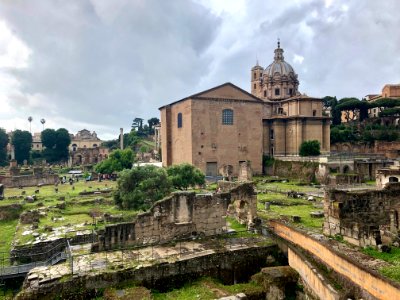 Curia Julia and Chiesa dei Santi Luca e Martina, Roma, LZ,… 