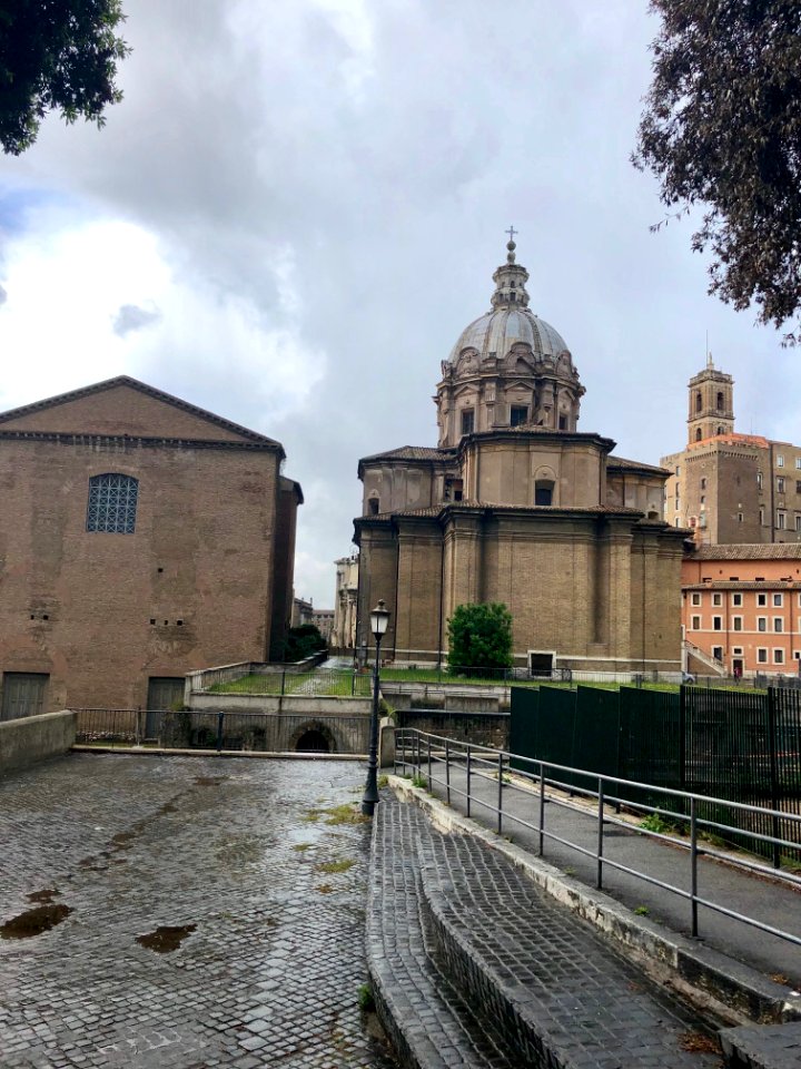 Curia Julia and Chiesa dei Santi Luca e Martina, Roma, LZ,… 