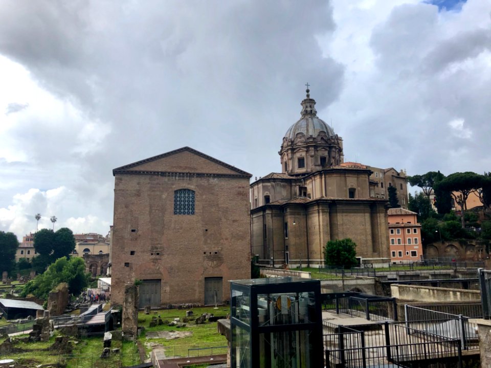 Curia Julia and Chiesa dei Santi Luca e Martina, Roma, LZ,… 
