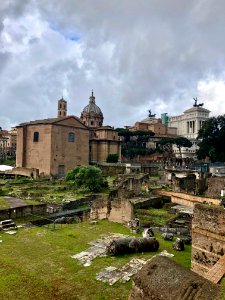 Curia Julia and Chiesa dei Santi Luca e Martina, Roma, LZ,… 