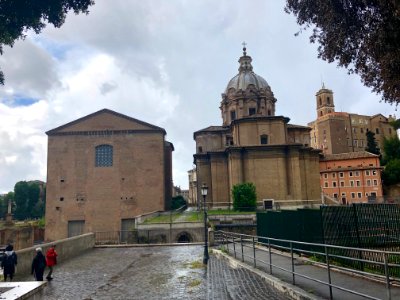Curia Julia and Chiesa dei Santi Luca e Martina, Roma, LZ,… 