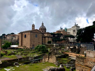 Curia Julia and Chiesa dei Santi Luca e Martina, Roma, LZ,… 