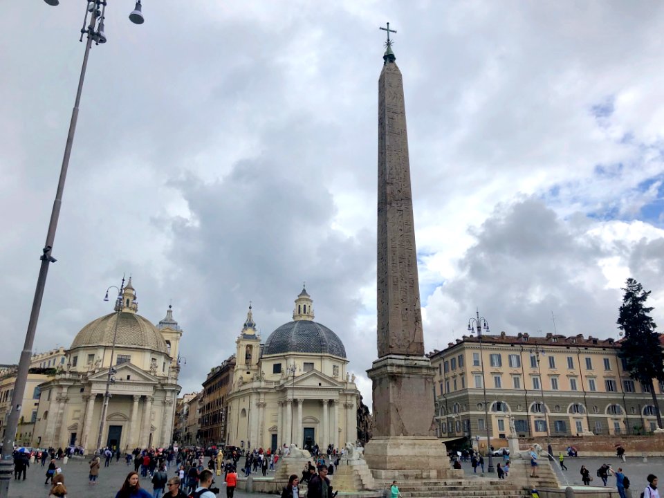 Flaminio Obelisk and Fontana dell' Obelisco, Piazza del Po… 
