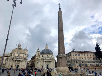 Flaminio Obelisk and Fontana dell' Obelisco, Piazza del Po… 