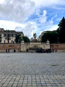 Fontana del Nettuno, Piazza del Popolo, Roma, LZ, IT 