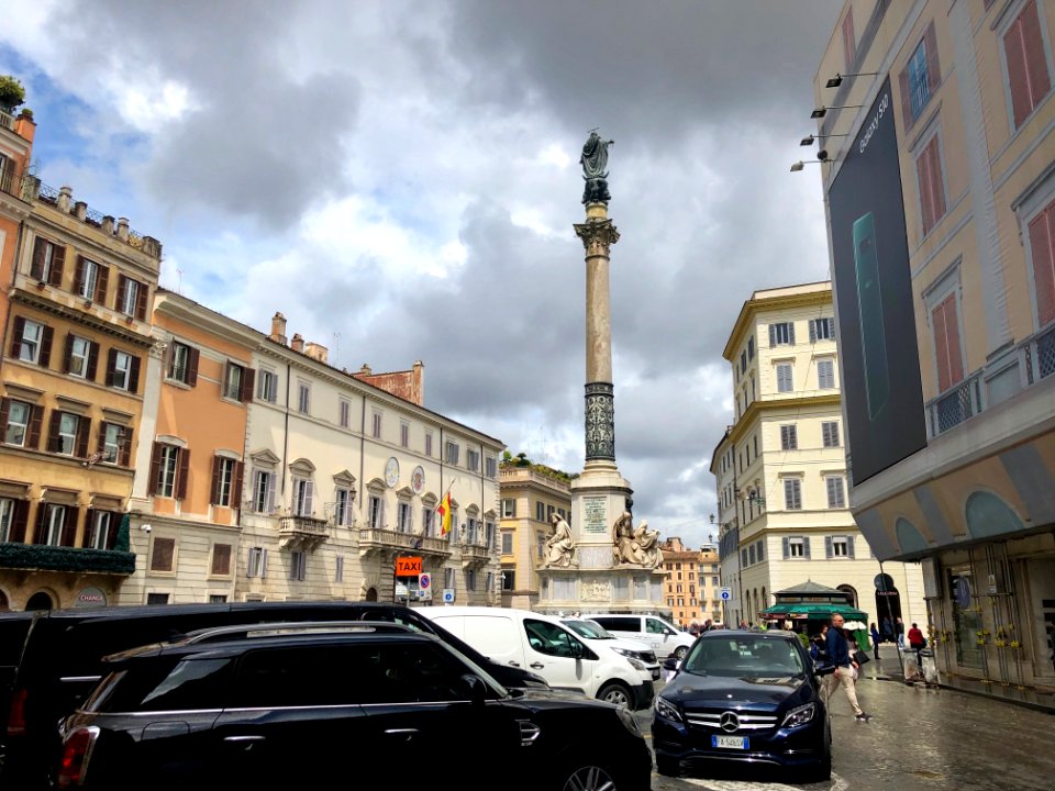 Colonna dell'Immacolata, Piazza di Spagna, Roma, LZ, IT 