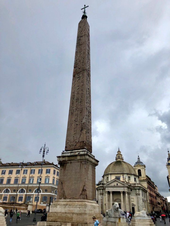 Flaminio Obelisk and Fontana dell' Obelisco, Piazza del Po… 